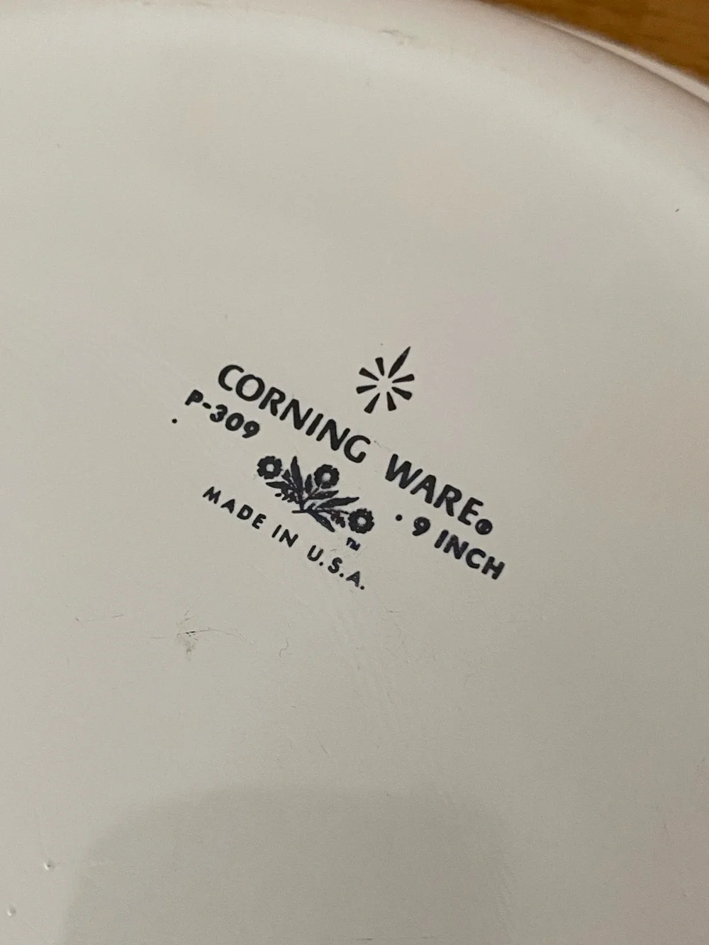 Vintage Corning Ware Blue Cornflower 9